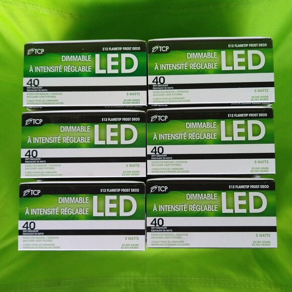 NWOT TCP Frost White Candle Stick Lights 12 pc - Picture 1 of 6